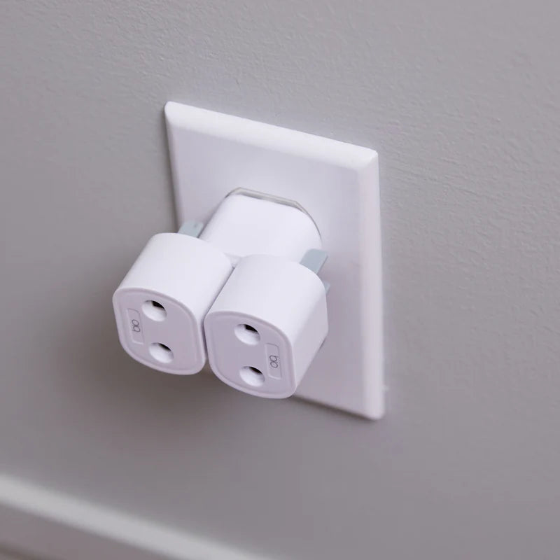 [旅行/公幹必備] (Type B) Taiwan/USA/Canada Grounding Adapter 台灣/美國/加拿大掣式接地插頭