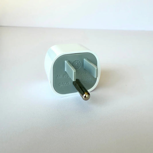 [旅行/公幹必備] (Type B) Taiwan/USA/Canada Grounding Adapter 台灣/美國/加拿大掣式接地插頭